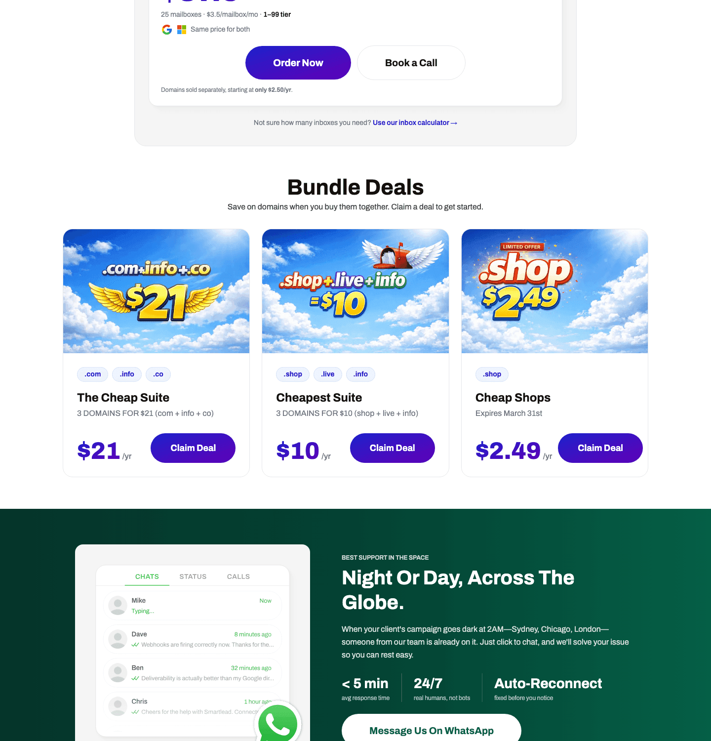 Cheap Inboxes CheapInboxes Pricing 2026: Per-Mailbox Tiers, Domains & Real Cost ...