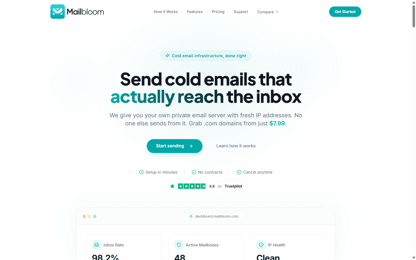 Mailscale (Mailbloom) homepage